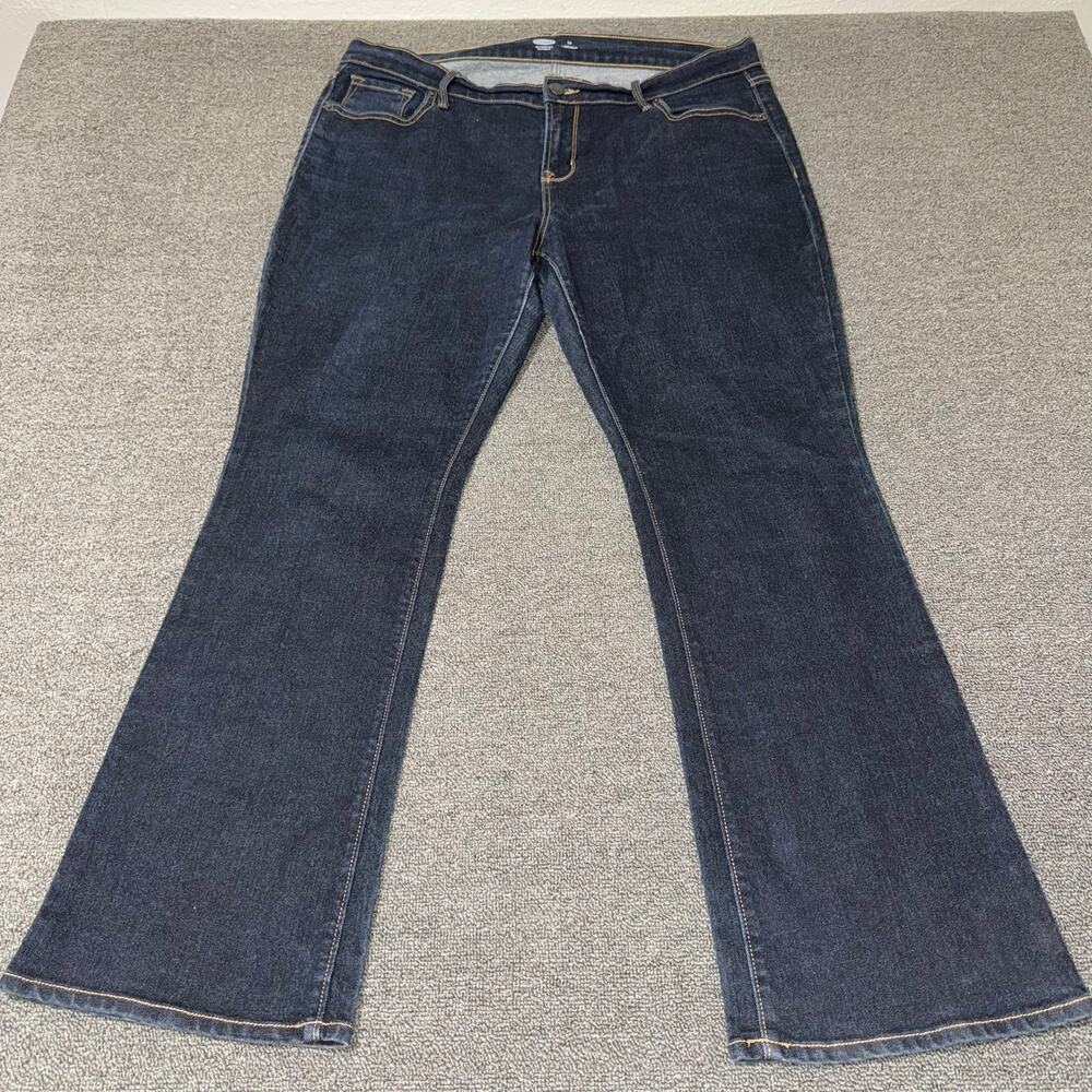Old Navy Diva Bootcut Jeans Dark Wash Women's 14 Short 2014 Casual Wear